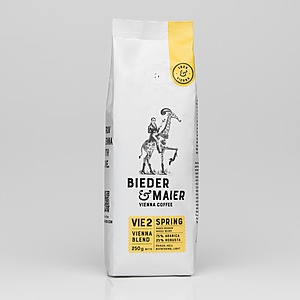 Bieder Maier Vienna Blend Vie 2 Spring Ganze Bohnen 75 25 Arabica Robusta Frisch Hell Fruchtig Stachelbeere Nussig Espresso Filterkaffee C Vis Gb 999 07