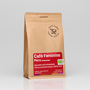Fürth Kaffee Café Feminino Bio Peru Arabica Ganze Bohnen Mild Rund Mandel Schokolade Zitrus Espresso Filterkaffee C Fem Gb 999 03