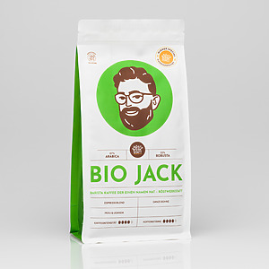 Röstwerkstatt Bio Jack Ganze Espressobohnen Bio Kräftig Schokoladig 67 33 Arabica Robusta Peru Uganda C Bja Gb 999 06